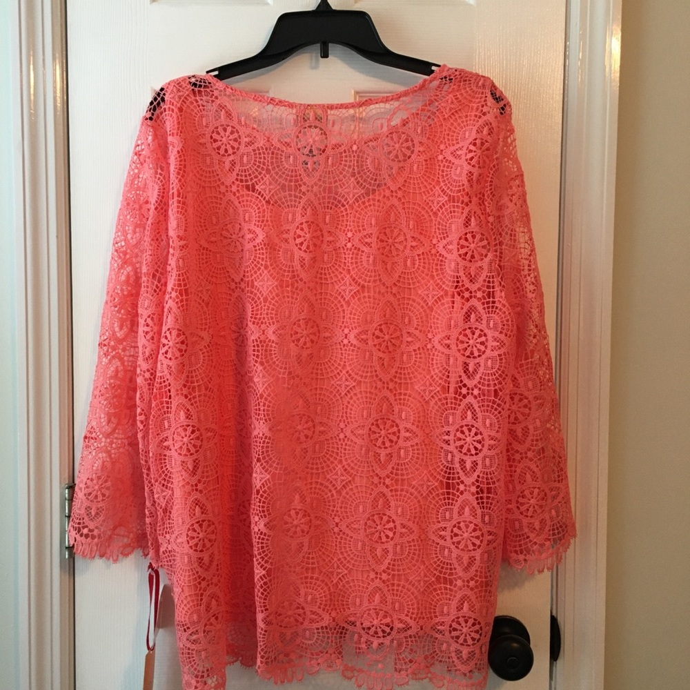 Ruby Rd Lace Top - Picture 2 of 5